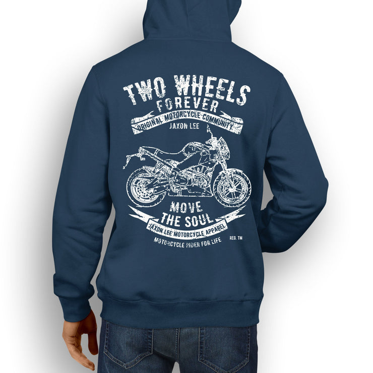 JL Soul Illustration For A Buell Lightning XB12S 2010 Motorbike Fan Hoodie