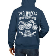 JL Soul Illustration For A Ducati Hypermotard 796 Motorbike Fan Hoodie