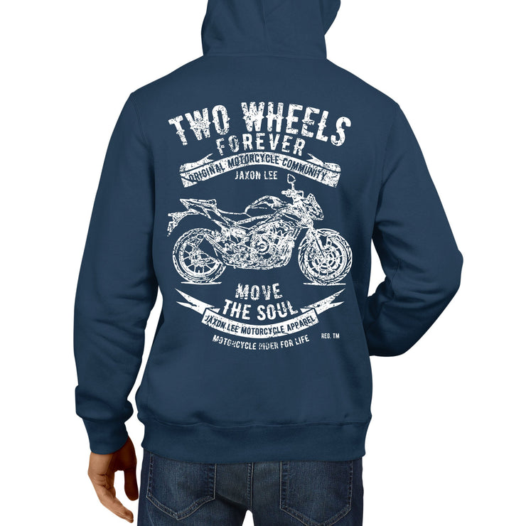 JL Soul Illustration For A Honda CB500F ABS Motorbike Fan Hoodie