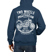 JL Soul Illustration For A Kawasaki Z750 Motorbike Fan Hoodie