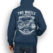 JL Soul Illustration For A Kawasaki ZX10R 2009 Motorbike Fan Hoodie