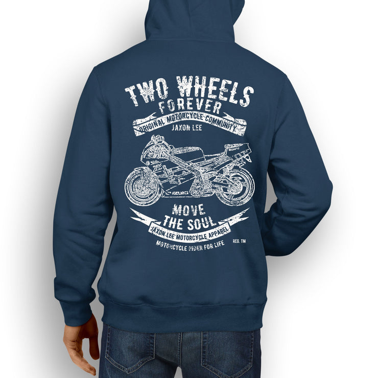 JL Soul Illustration For A Suzuki RGV 250 Motorbike Fan Hoodie