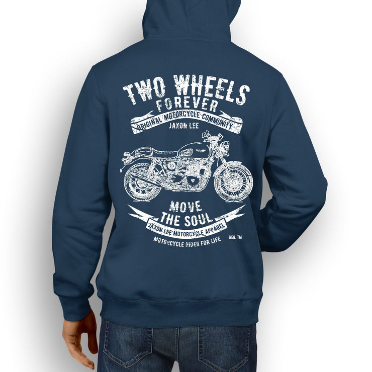 JL Soul Art Hood aimed at fans of Triumph Thruxton Ace Motorbike