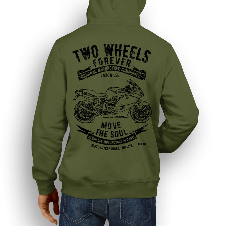 JL Soul Illustration For A BMW K1300S Motorbike Fan Hoodie