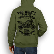 JL Soul Illustration For A BMW R1200RS Adventure 2017 Motorbike Fan Hoodie