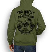 JL Soul Illustration For A Ducati Multistrada 950 Motorbike Fan Hoodie