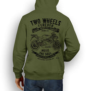 JL Soul Illustration for a Aprilia RS125 2009 Motorbike fan Hoodie