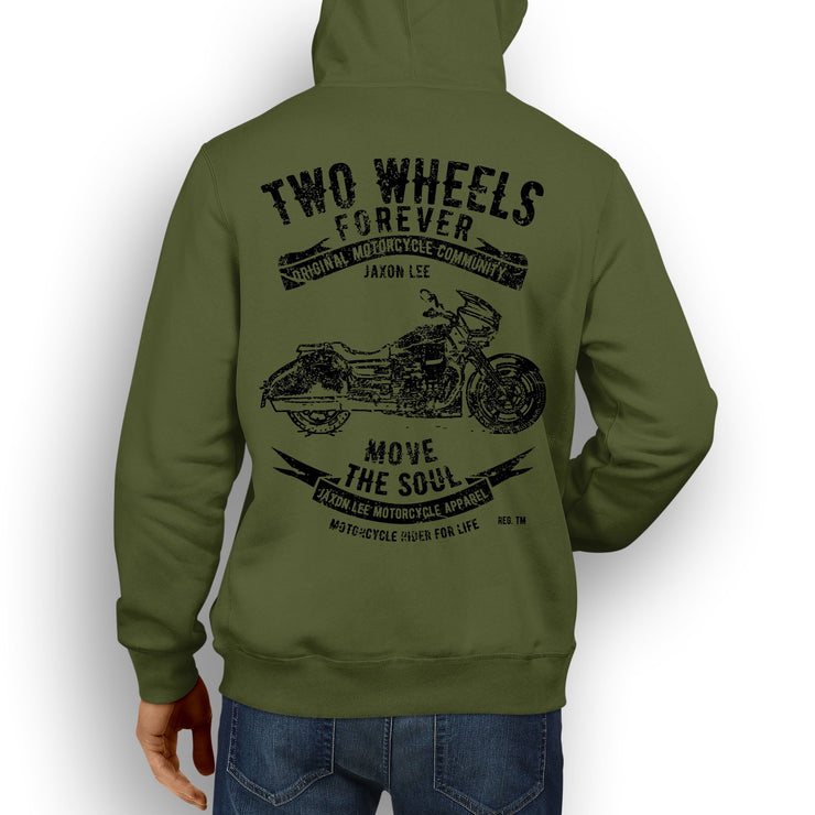 JL Soul Illustration For A Moto Guzzi MGX21 Flying Fortress Motorbike Fan Hoodie