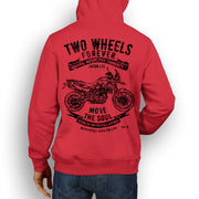 JL Soul Illustration For A BMW F800GS Motorbike Fan Hoodie