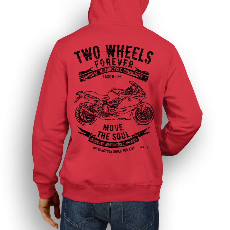 JL Soul Illustration For A BMW K1300S Motorbike Fan Hoodie