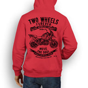 JL Soul Illustration For A BMW R1200RS Adventure 2017 Motorbike Fan Hoodie