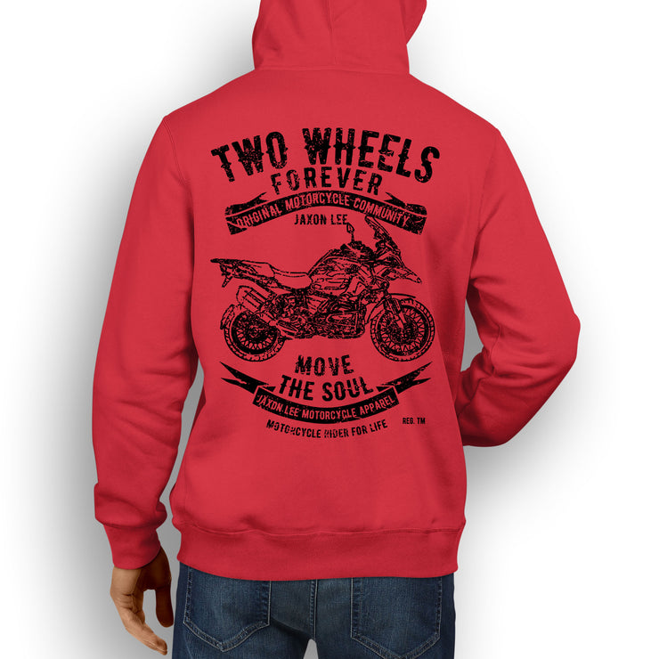 JL Soul Illustration For A BMW R1200RS Adventure 2017 Motorbike Fan Hoodie