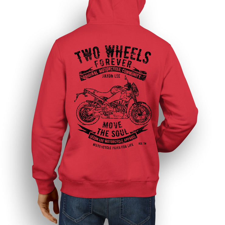 JL Soul Illustration For A Buell Lightning XB12S 2010 Motorbike Fan Hoodie