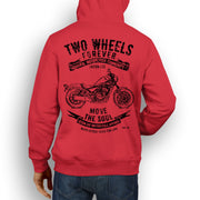 JL Soul Illustration For A Honda Rebel 500 Motorbike Fan Hoodie