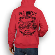 JL Soul Illustration For A Kawasaki ZX10R 2009 Motorbike Fan Hoodie