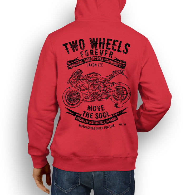 JL Soul Illustration For A MV Agusta F3 800RC Motorbike Fan Hoodie