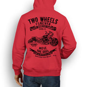 JL Soul Illustration For A Moto Guzzi MGX21 Flying Fortress Motorbike Fan Hoodie