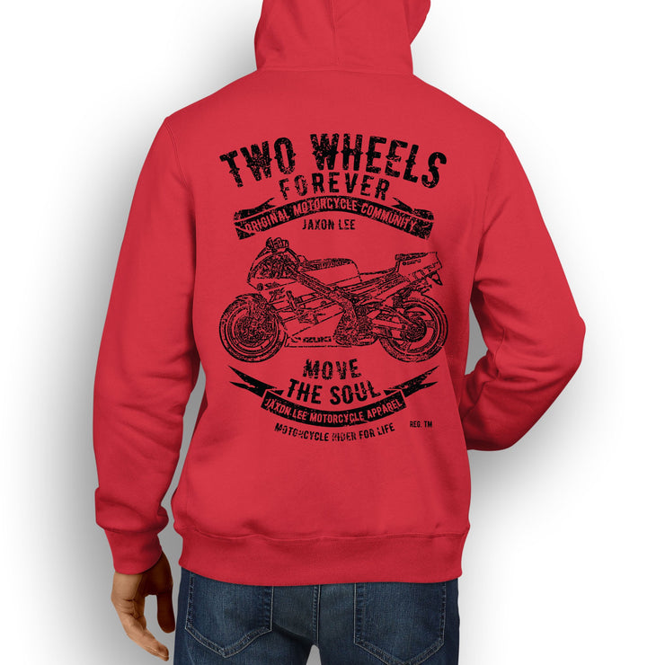 JL Soul Illustration For A Suzuki RGV 250 Motorbike Fan Hoodie