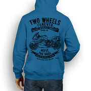 JL Soul Illustration For A BMW K1200S Motorbike Fan Hoodie