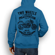 JL Soul Illustration For A Honda CB500F ABS Motorbike Fan Hoodie