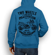 JL Soul illustration for a KTM 1190 Adventure Motorbike fan Hoodie