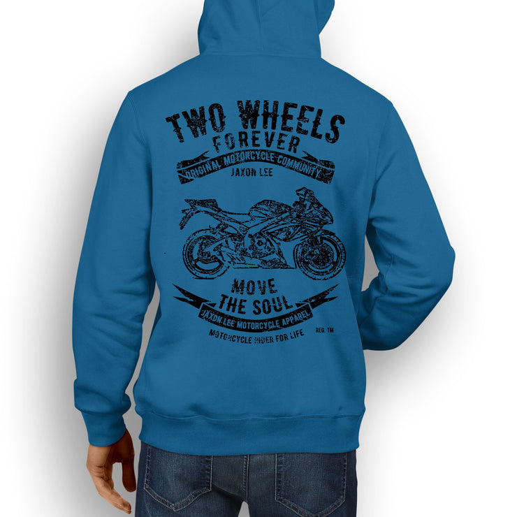 JL Soul Illustration For A Suzuki GSXR 750 2006 Motorbike Fan Hoodie