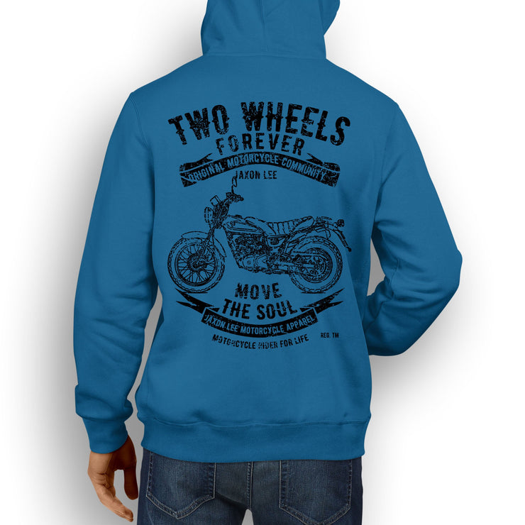 JL Soul Illustration For A Suzuki VanVan 2017 Motorbike Fan Hoodie