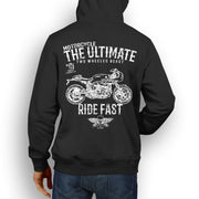 JL Ultimate Illustration For A BMW RNineT Racer 2017 Motorbike Fan Hoodie