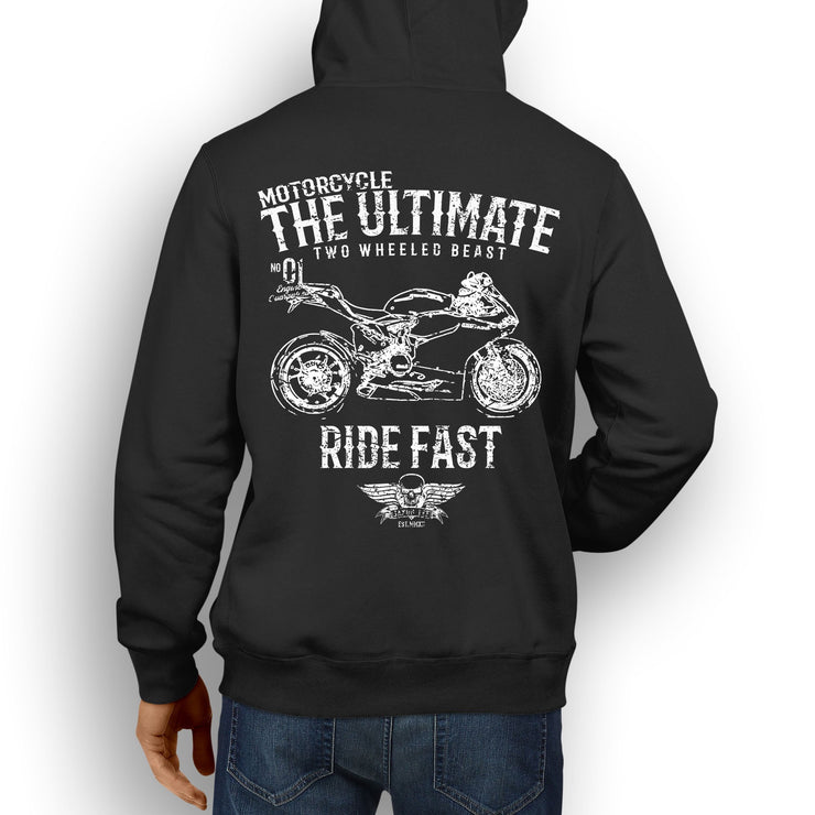 JL Ultimate Illustration For A Ducati 1199 Panigale S Motorbike Fan Hoodie