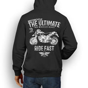 JL Ultimate Illustration For A Ducati Hypermotard 1100EVO Motorbike Fan Hoodie
