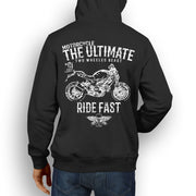 JL Ultimate Illustration For A Ducati Monster 1100 EVO Motorbike Fan Hoodie