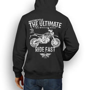 JL Ultimate Illustration For A Ducati Scrambler Desert Sled Motorbike Fan Hoodie