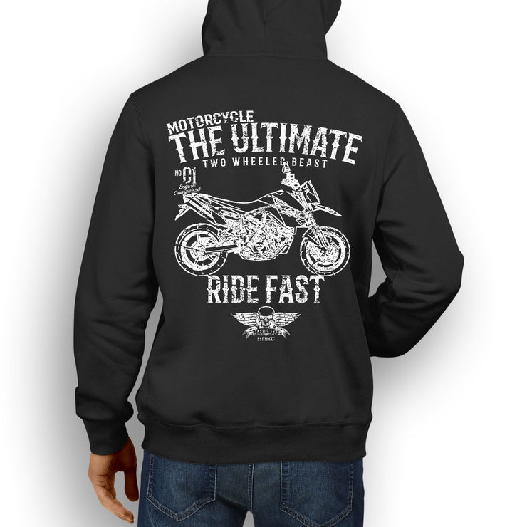 JL Ultimate illustration for a KTM 990 SMR Motorbike fan Hoodie