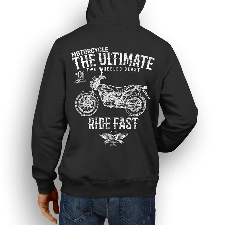 JL Ultimate Illustration For A Suzuki VanVan 2017 Motorbike Fan Hoodie