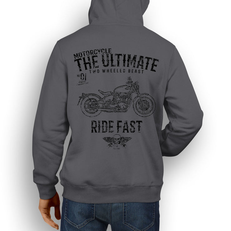 JL Ultimate Art Hood aimed at fans of Triumph Bonneville Bobber Motorbike