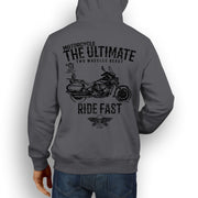 JL Ultimate Illustration For A Hyosung ST7 Deluxe Motorbike Fan Hoodie