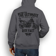 JL Ultimate Illustration For A MV Agusta Stradale 800 Motorbike Fan Hoodie