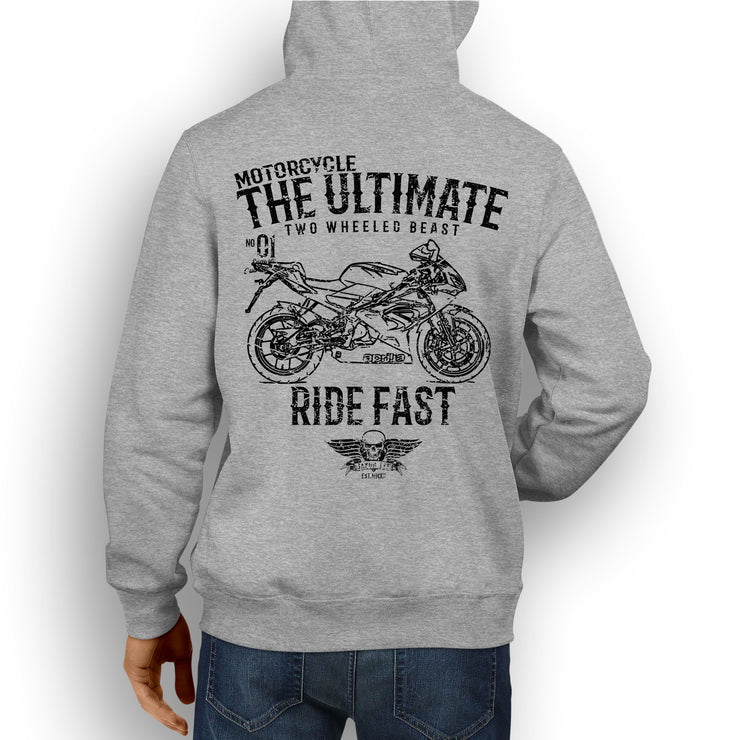 JL Ultimate Illustration for a Aprilia RS125 2009 Motorbike fan Hoodie