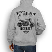 JL Ultimate Illustration For A BMW RNineT Racer 2017 Motorbike Fan Hoodie