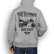 JL Ultimate Illustration For A Ducati 1098S Motorbike Fan Hoodie