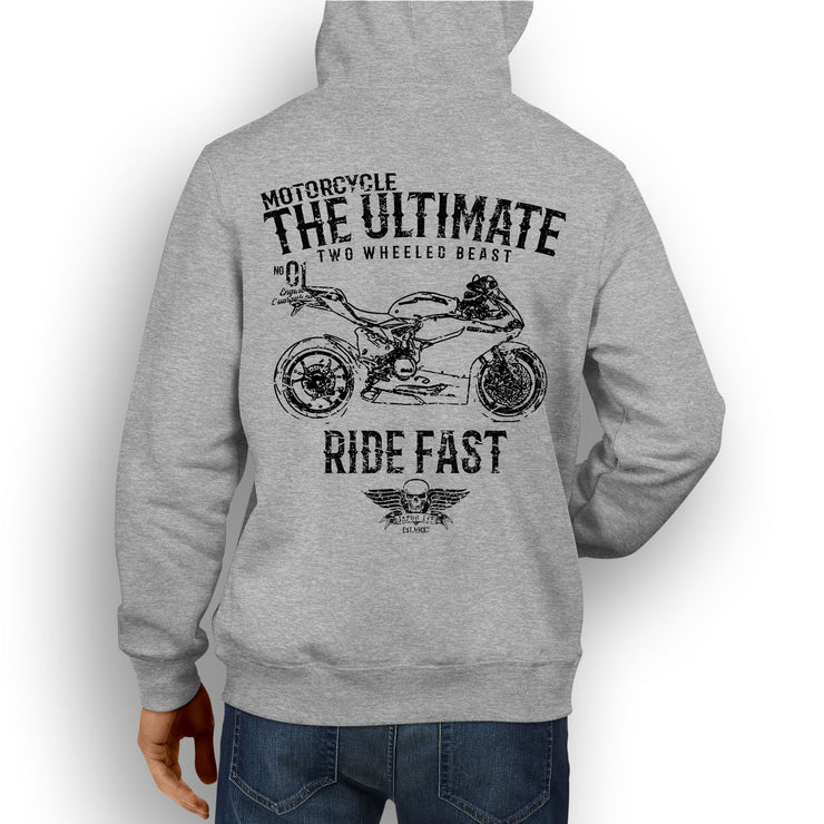 JL Ultimate Illustration For A Ducati 1199 Panigale S Motorbike Fan Hoodie