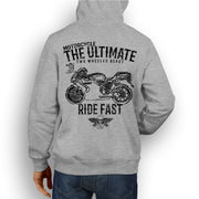 JL Ultimate Illustration For A Ducati 749 Motorbike Fan Hoodie