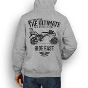 JL Ultimate Illustration For A Ducati 999 Motorbike Fan Hoodie