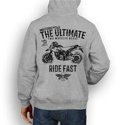 JL Ultimate Illustration For A Ducati Hypermotard 1100EVO Motorbike Fan Hoodie