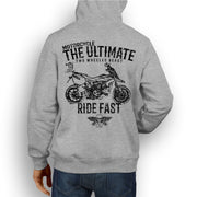JL Ultimate Illustration For A Ducati Hyperstrada 1100 Motorbike Fan Hoodie