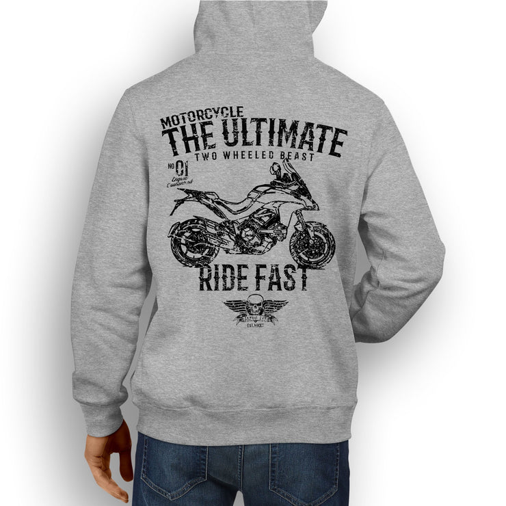 JL Ultimate Illustration For A Ducati Multistrada 1200S Motorbike Fan Hoodie