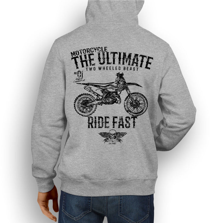 JL Ultimate illustration for a KTM 300 XC Motorbike fan Hoodie