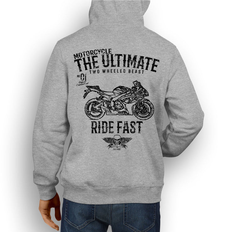 JL Ultimate Illustration For A Suzuki GSXR 750 2006 Motorbike Fan Hoodie