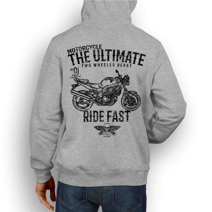 JL Ultimate Illustration For A Suzuki SV650 2006 Motorbike Fan Hoodie