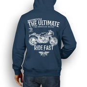 JL Ultimate Illustration For A BMW RNineT Racer 2017 Motorbike Fan Hoodie
